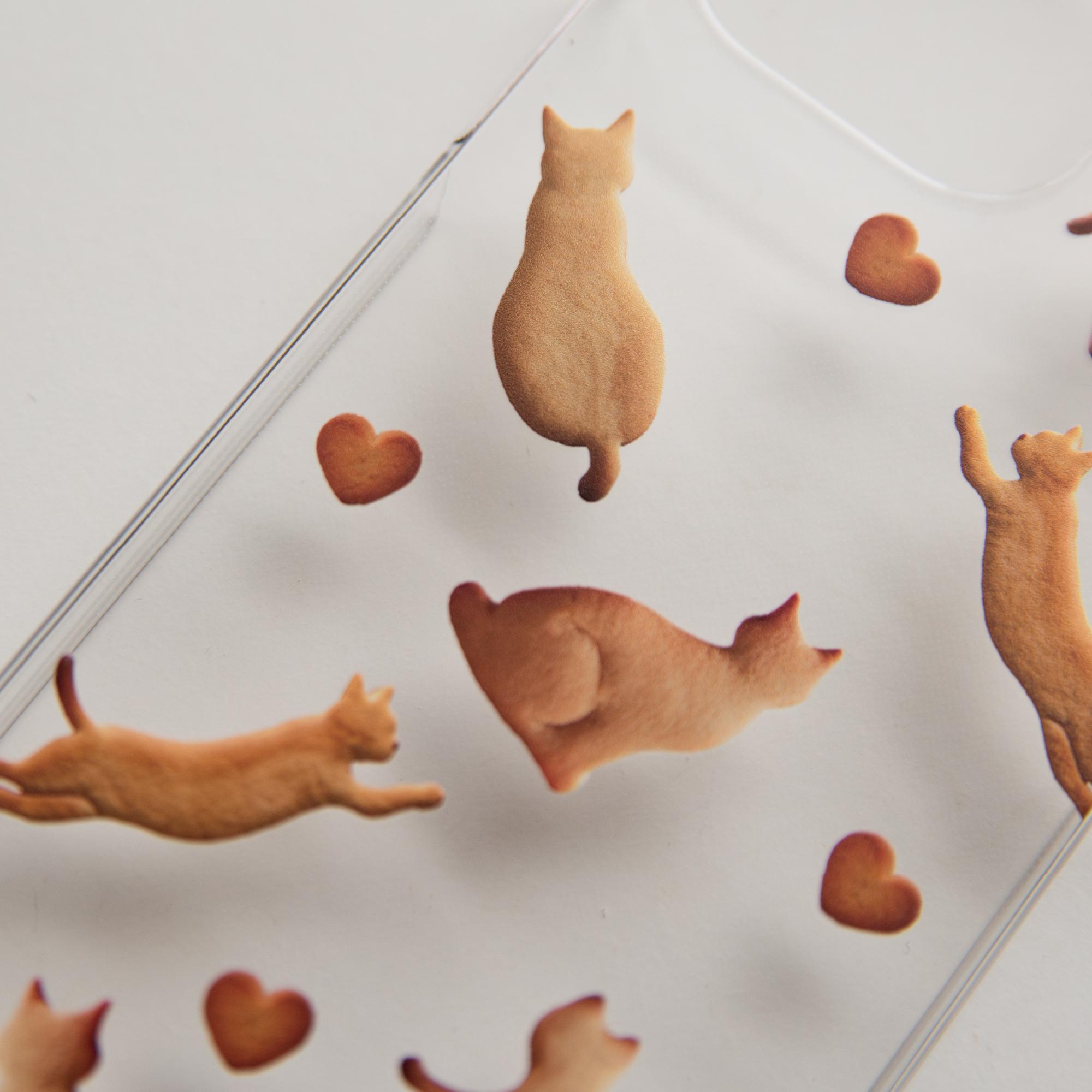 猫のクッキーのスマホケース　美味しそうな猫クッキー　スマホカバー　xperia アンドロイド　iPhone | 2枚目